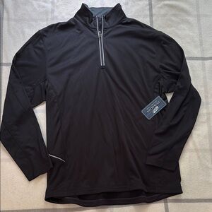 Black Cool & Dry Sport Quarter-Zip Pullover Men’s Size Large